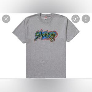 Supreme Scratch Graffiti T Shirt
